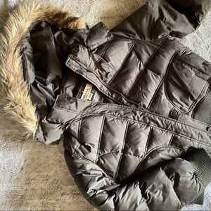 Crop puffer jacket